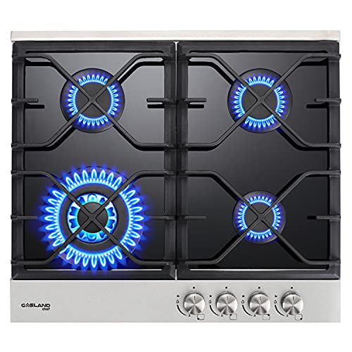 Gasland Chef 24" 4 Burner Gas Cooktop - Black