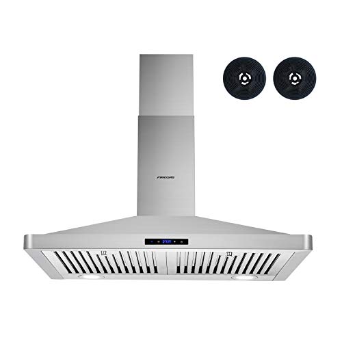 30" FIREGAS Wall Mount Range Hood, 450 CFM
