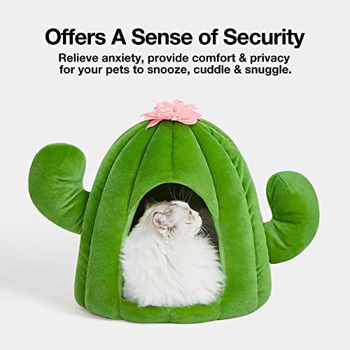 Cactus Cat House with Washable Cushion Pad