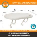 K&H Cat Window Hammock Perch - Fleece