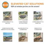 K&H Cat Window Hammock Perch - Fleece