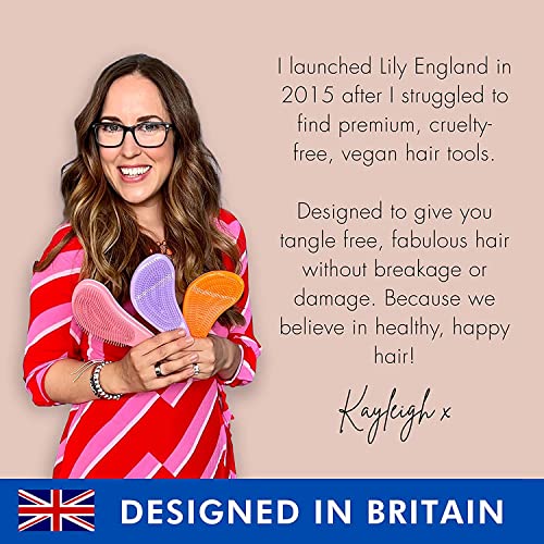 Lily England Lightweight Detangler Brush & Hair Comb