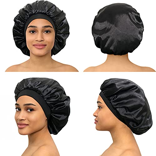 Adjustable Satin Lined Silk Bonnet for Hair Protection