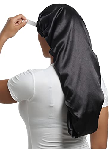 SAYMRE Satin Sleep Cap for Braids and Curls