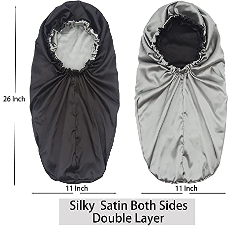 SAYMRE Satin Sleep Cap for Braids and Curls