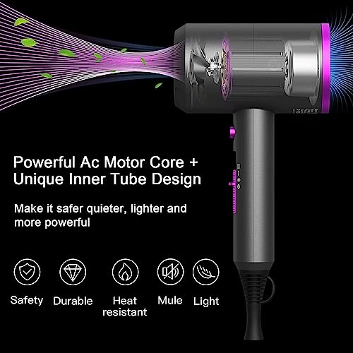 Slopehill Professional Ionic Hair Dryer with Attachments