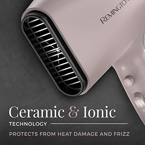 Remington Pro Wet2style Hair Dryer, Mauve, Ionic & Ceramic Technology, 1875W