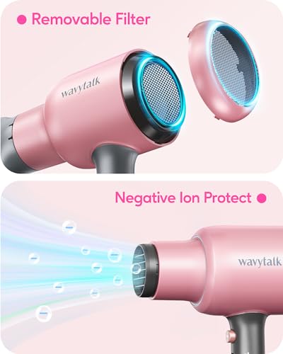 Wavytalk Ionic Hair Dryer with Diffuser for Curly Hair