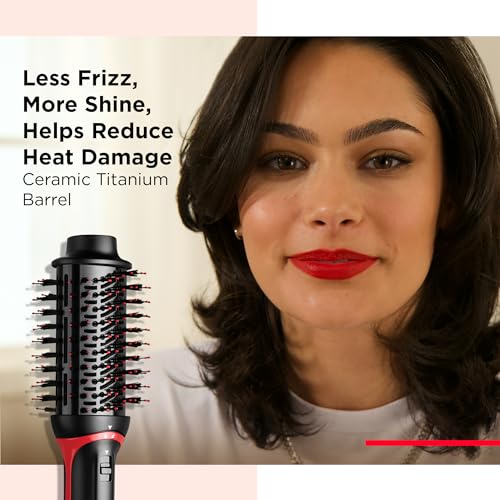 REVLON Volumizer PLUS 2.0 Hot Air Brush, Black