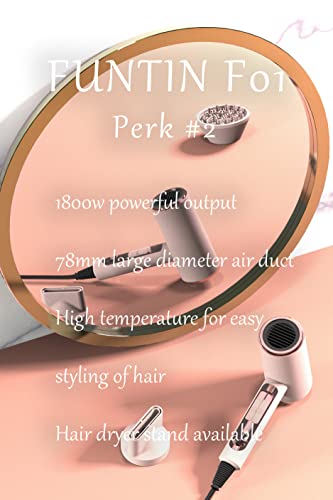 Ionic Hair Dryer with Diffuser for Thick 4C Hair