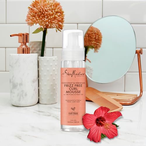 SheaMoisture Curl Mousse Coconut Hibiscus Shea Butter Styling