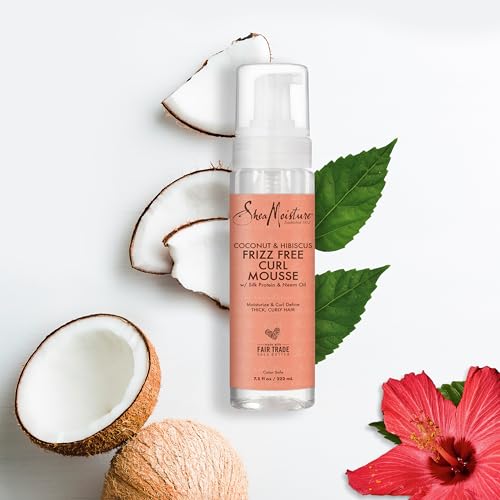SheaMoisture Curl Mousse Coconut Hibiscus Shea Butter Styling