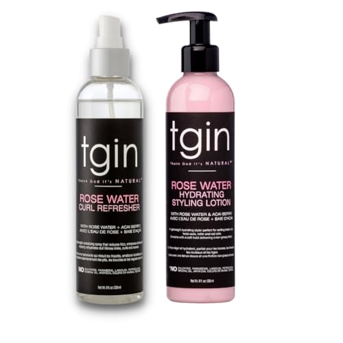tgin Rose Water Curl Refresher and Styling Lotion