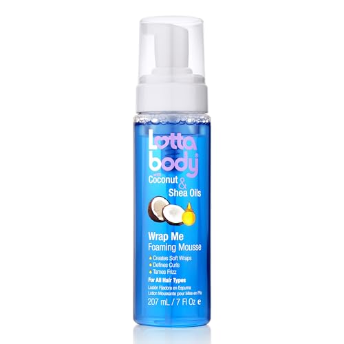 Lottabody Coconut Oil Shea Foaming Curl Mousse, 7oz