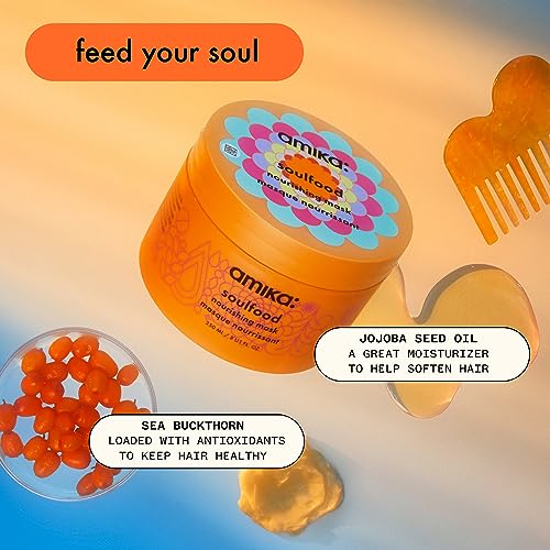 Amika Soulfood Nourishing Hair Mask, 8 oz