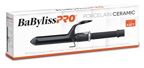 BaBylissPro 1 1/4" Curling Iron for Loose Curls