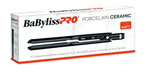 BaBylissPRO Porcelain Ceramic 1 1/2" Flat Iron