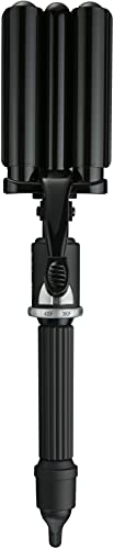 BabylissPRO Black Porcelain Ceramic Triple Barrel Waver
