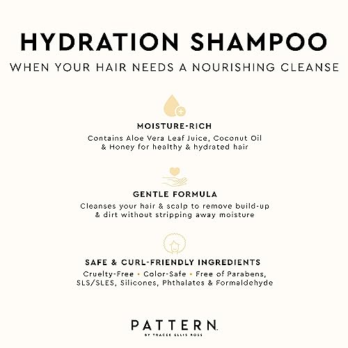 PATTERN Beauty Hydration Shampoo for Curly Hair 3a-4c