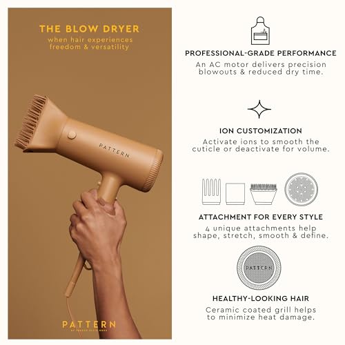 Tracee Ellis Ross Blow Dryer with 4 Attachments