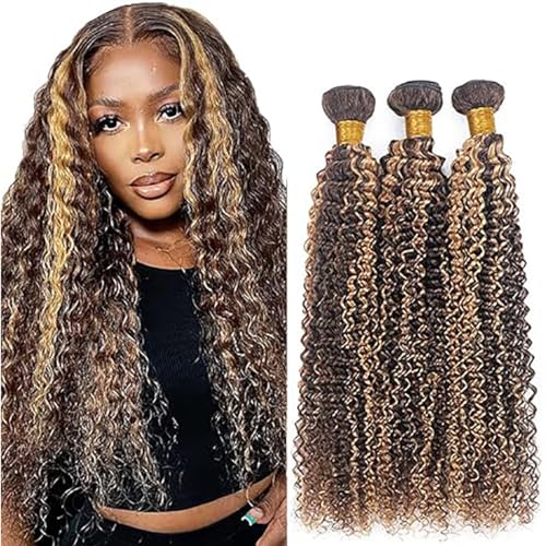 Curly Wave Remy Hair Weave Bundle Set
