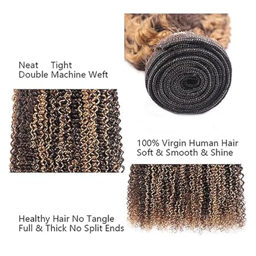 Curly Wave Remy Hair Weave Bundle Set