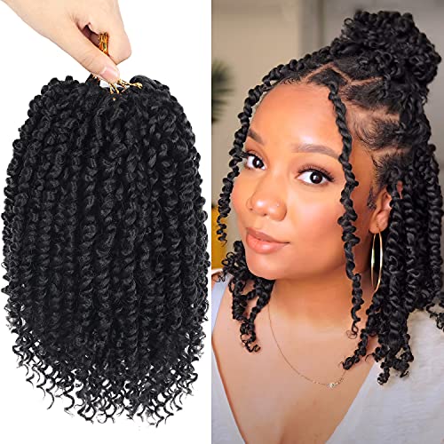 Bileaf 8 Pack Pre-twisted Short Bohemian Crochet