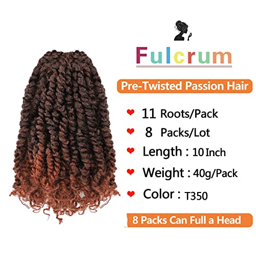 Fulcrum Pre-Looped Passion Twist Crochet Hair Packs