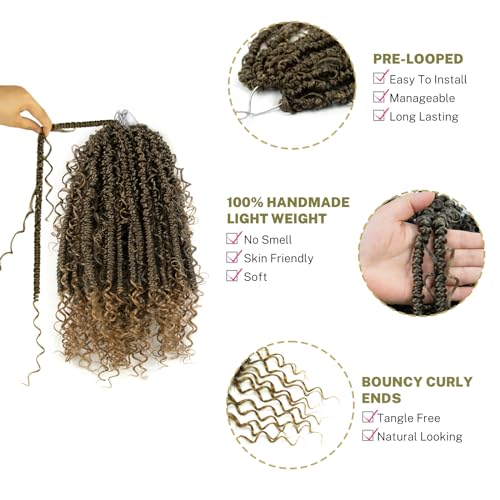 8 Pack Qingchuang Passion Twist Crochet Hair