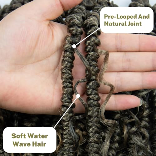 8 Pack Qingchuang Passion Twist Crochet Hair