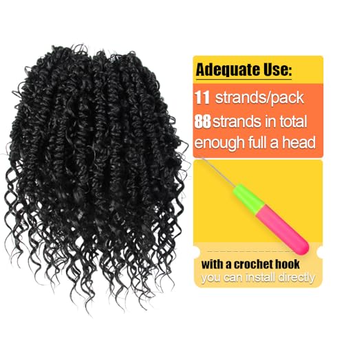 SERENDIPA Goddess Passion Twist Hair 10 Inch (1B)