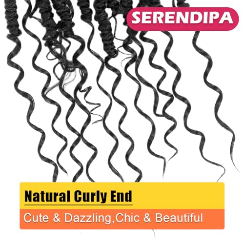 SERENDIPA Goddess Passion Twist Hair 10 Inch (1B)