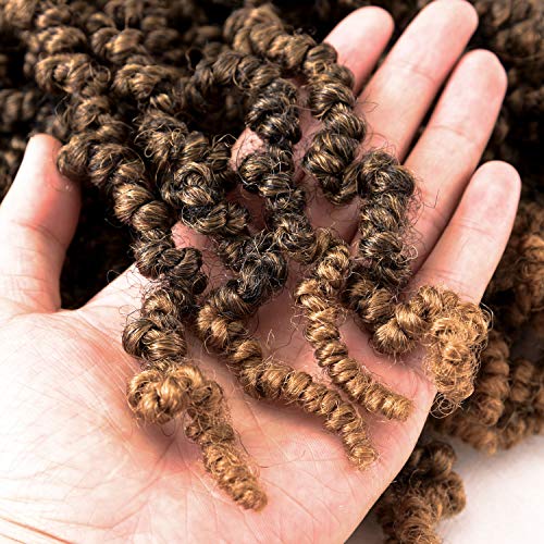 Ombre Fluffy Short Curly Hair Bulk- 3 Packs