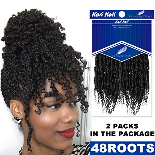 Passion Spring Twists Synthetic Crochet Hair Extensions - 2 Packs