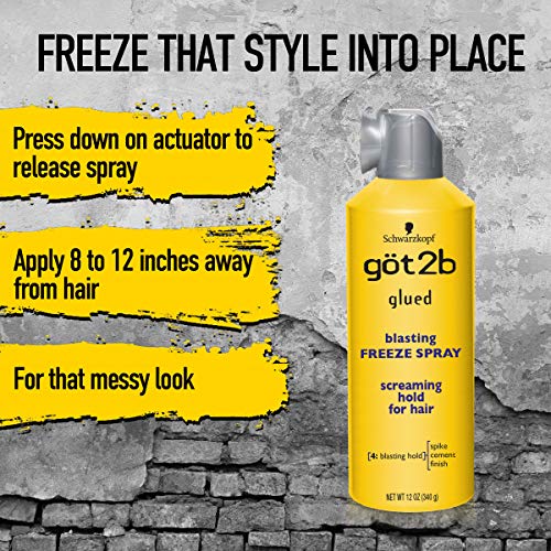 Got2b Glued Freeze Hairspray Duo, 12 oz