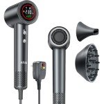 Professional High-Speed Ionic Hair Dryer with Magnetic Nozzle