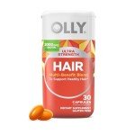 OLLY Hair Health Softgels, Biotin, Keratin, Vitamin D, B12