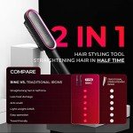 TYMO Ring Hair Straightener Comb for Fast Straightening