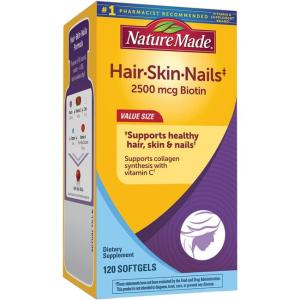 Biotin Supplement for Strong Hair, Skin & Nails