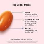 OLLY Hair Health Softgels, Biotin, Keratin, Vitamin D, B12