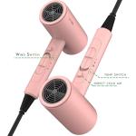 Ionic Hair Dryer with Diffuser for Thick 4C Hair