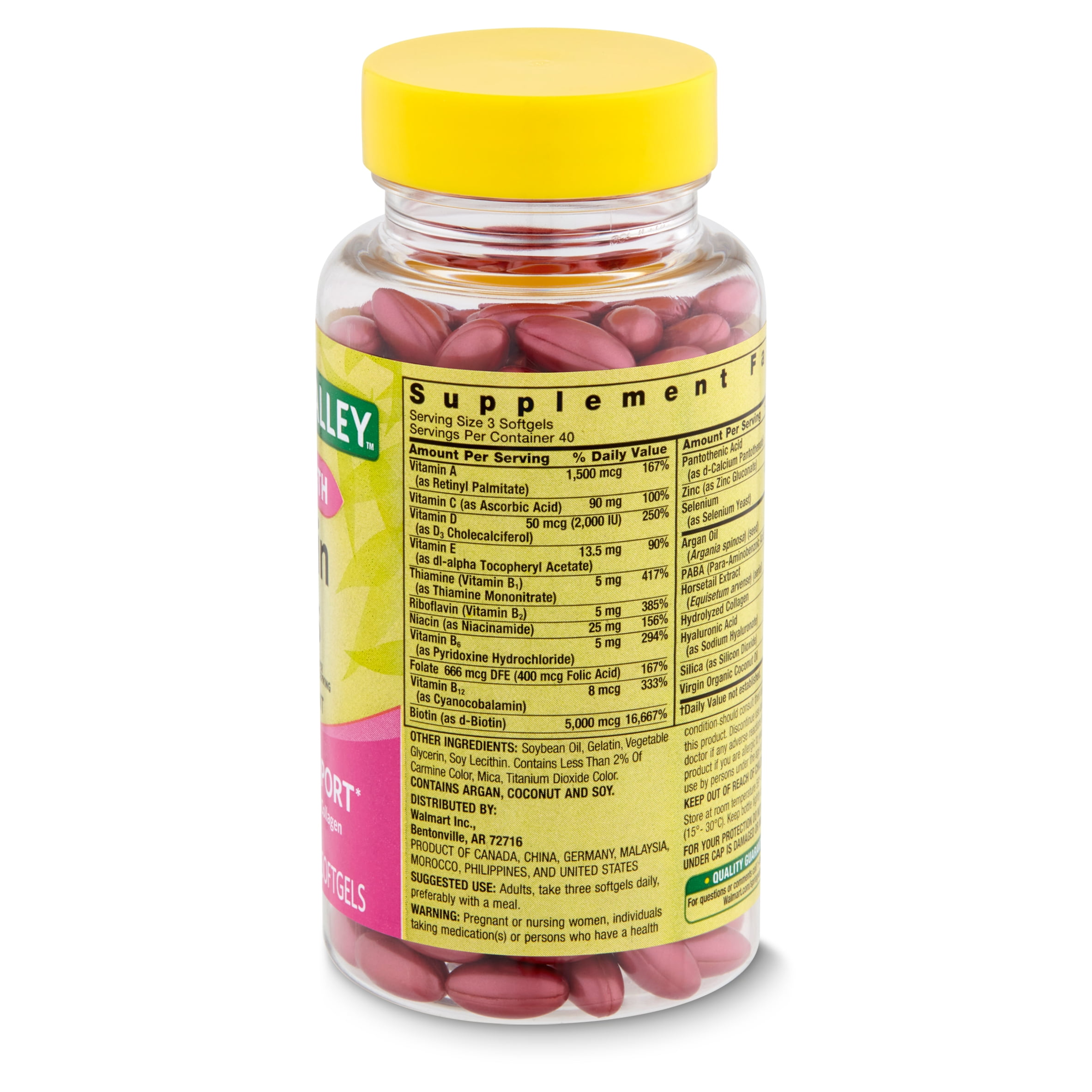 Hair, Skin & Nails: 5,000 Mcg, 120 Softgels