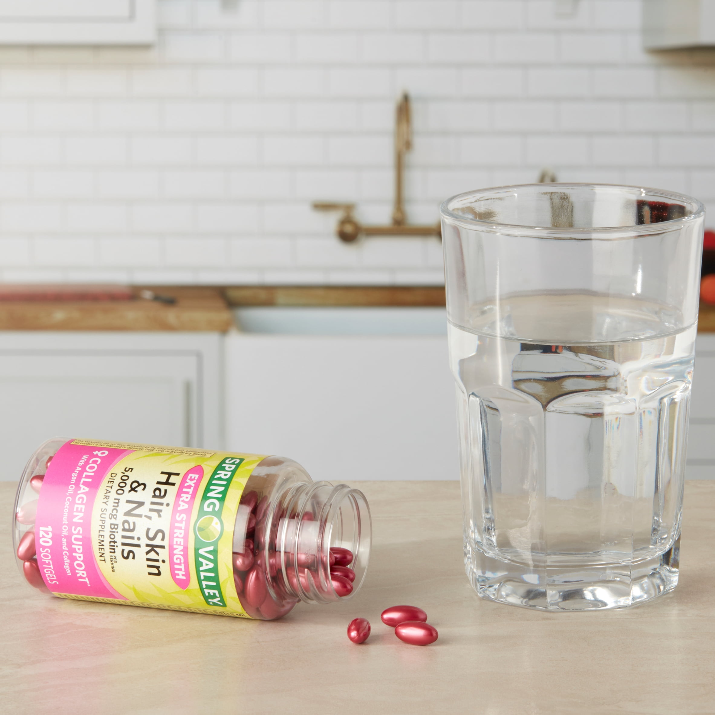 Hair, Skin & Nails: 5,000 Mcg, 120 Softgels