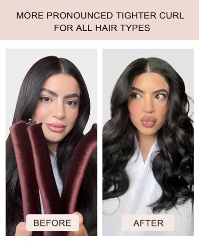 YOSHUYUKI Velvet Overnight Curler Rods for Heatless Curls