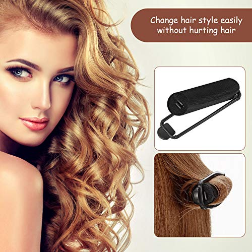 40 Satin Hair Rollers for Black Hair Styling
