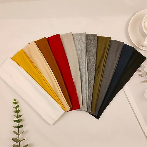 12 Pack Sefiinh Headbands for Women, Sweat Headband