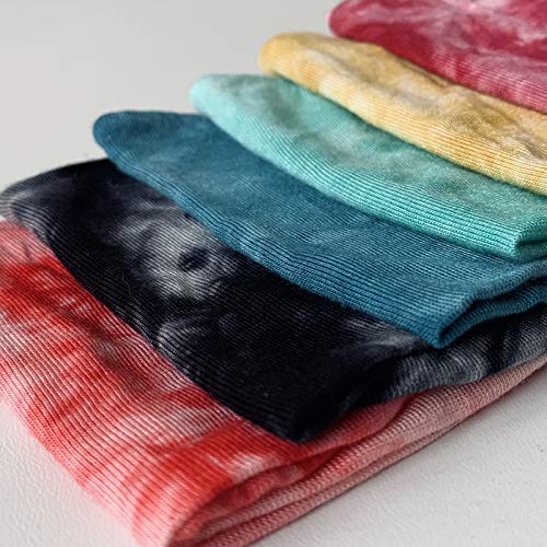 Huachi Women's Tie Dye Elastic Yoga Headbands