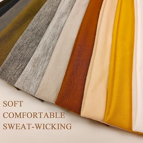 12 Pack Sefiinh Headbands for Women, Sweat Headband