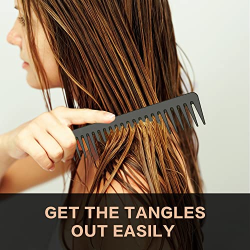 Detangling Brush Set: 4 Pcs for Textured Hair
