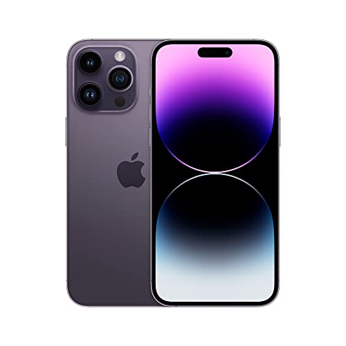 Renewed Apple iPhone 14 Pro Max, 256GB in Deep Purple